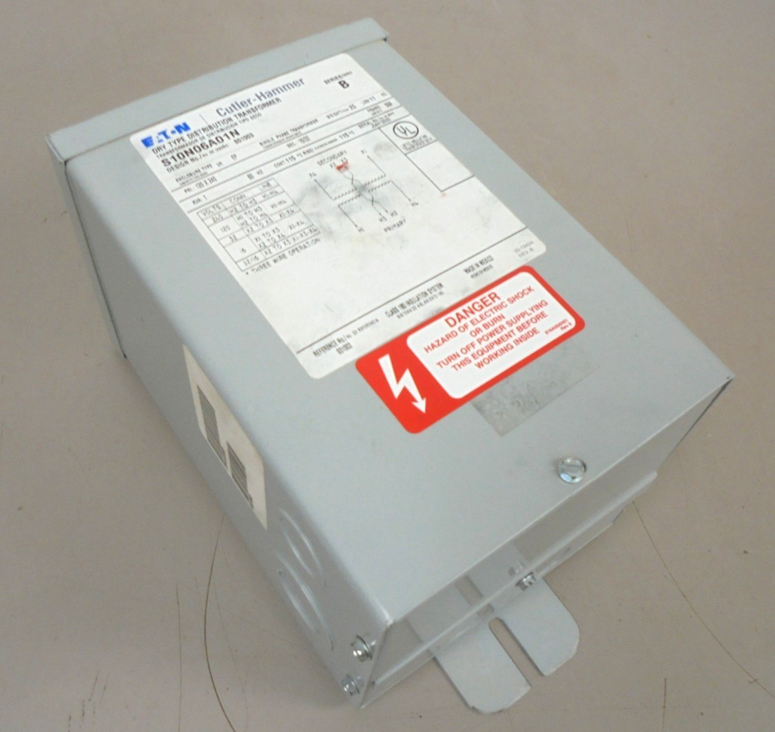 Cutler-Hammer S10N06A01N Dry Type Distribution Transformer 120/240 to 16/32