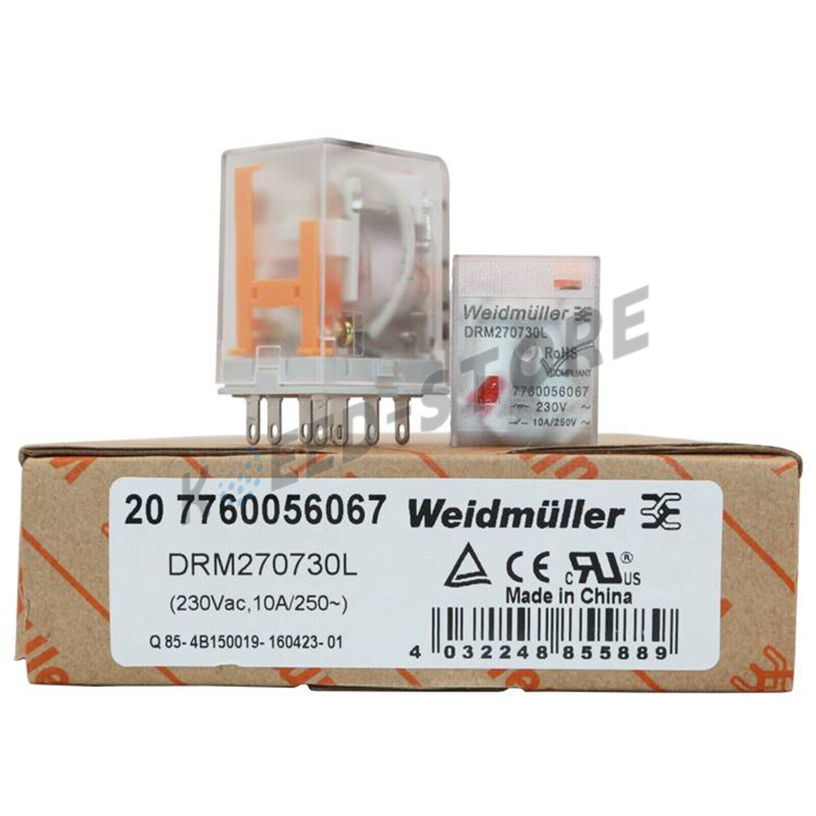 10PCS New WEIDMULLER DRM270730L Intermediate Relay