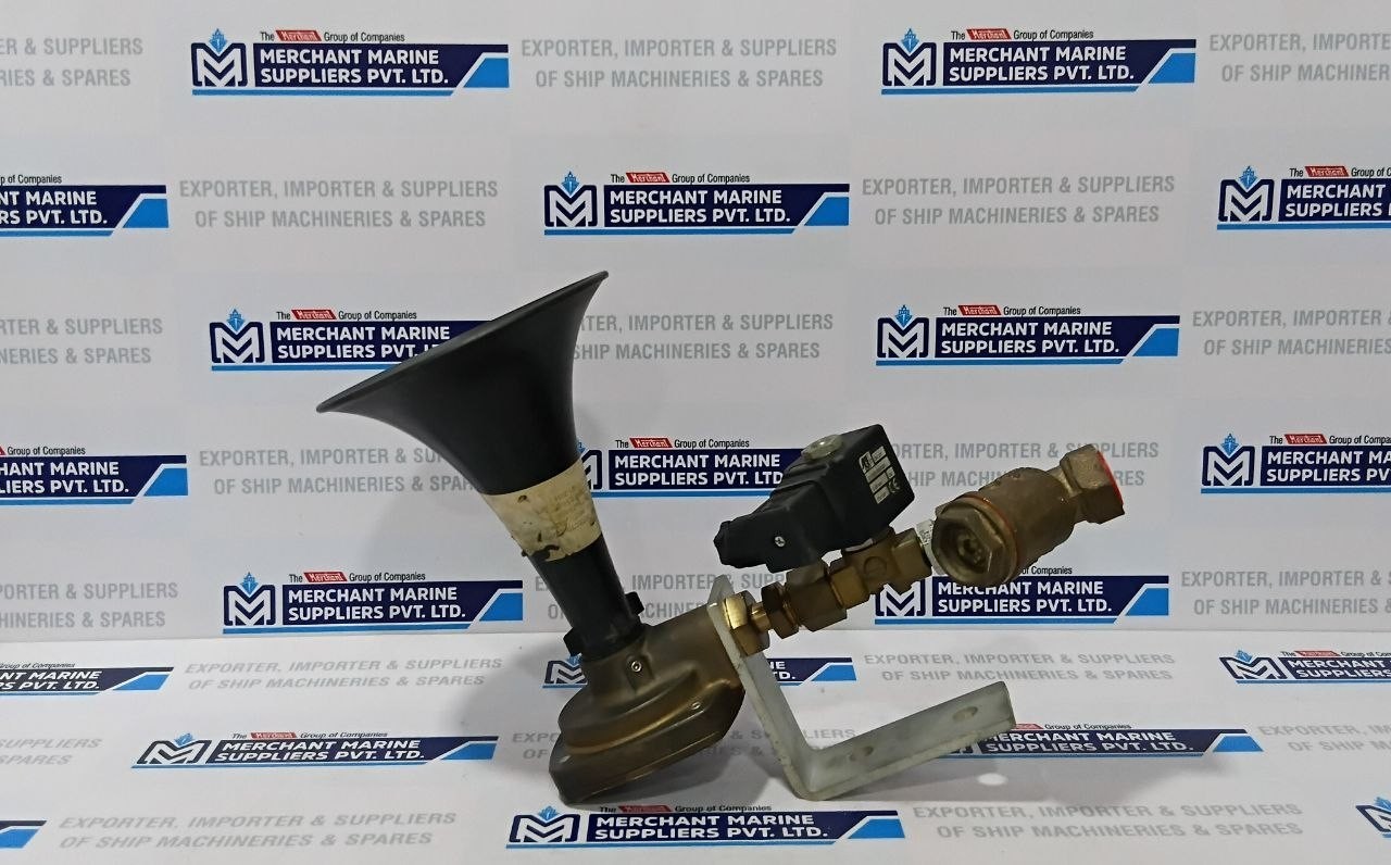 Kockum Sonics Tyfon MKT 75/660 Sweden AirHorn with Solenoid Valve