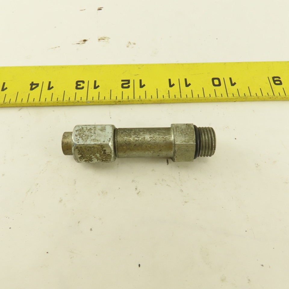 1/4″ OD Tube 9/16-18 JIC Flare 9/16-18 Male O-Ring Seat Extension 2-1/2″ OAL