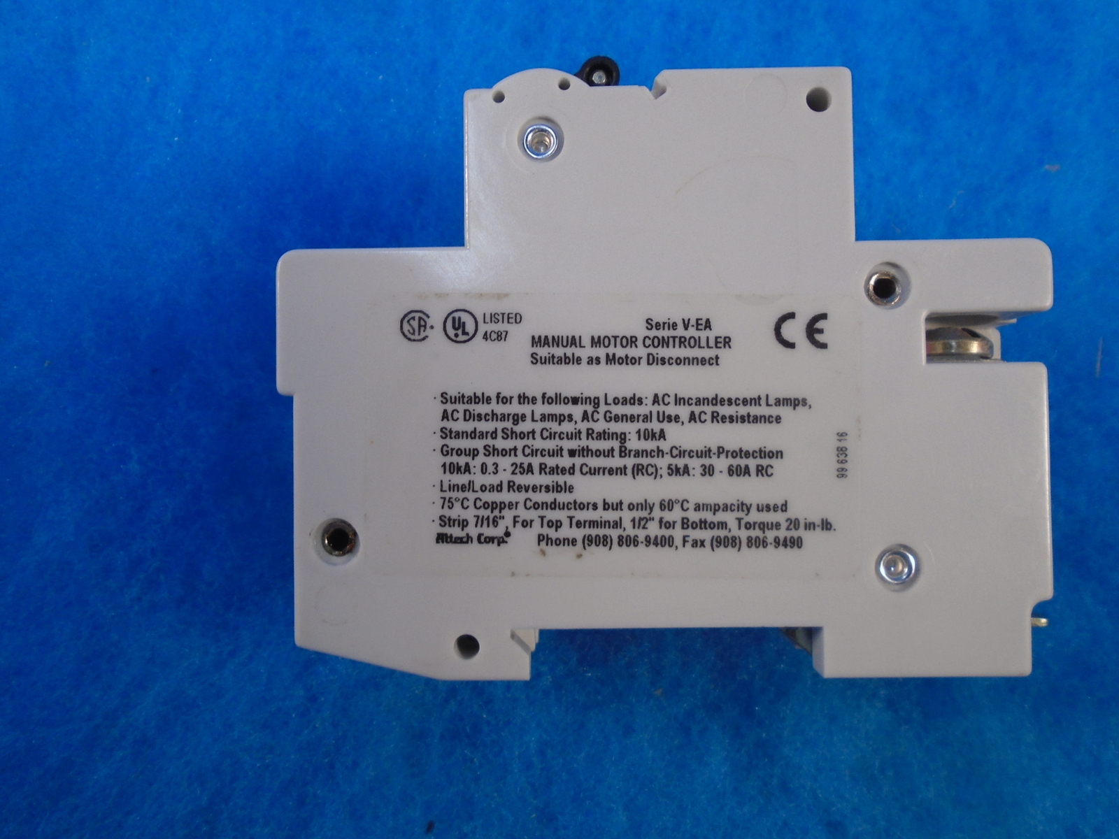 ALTECH CORP 3GU15 ABL 4C87 SURSUM CIRCUIT BREAKER 1YR WARRANTY