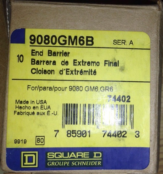 Square D 9080GM6B (29X) 9080GF6B (5x) 9080GF-6 (13x) 9080GH63 (14x) #1646A1