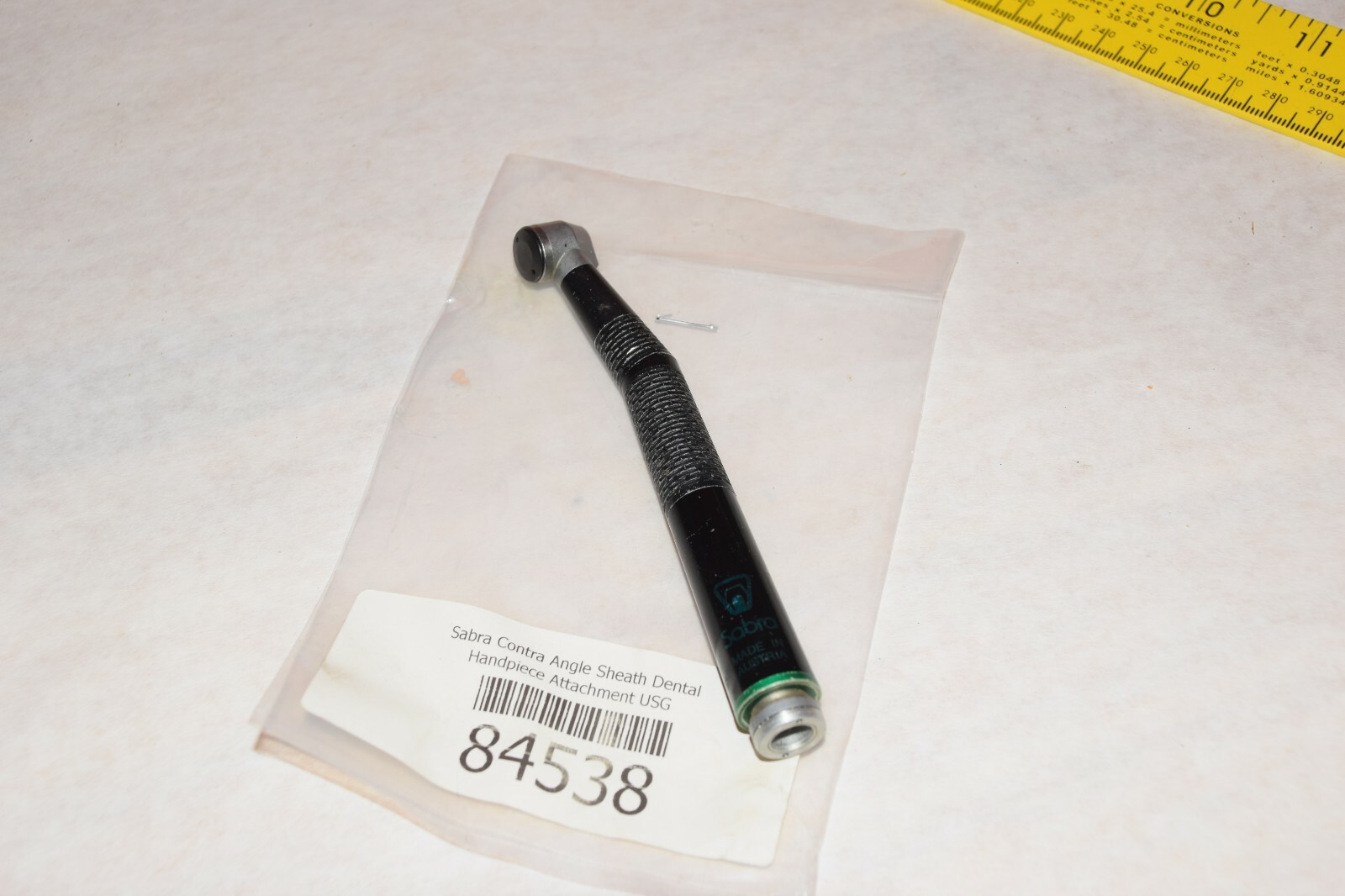 SABRA 007673 84539 CONTRA ANGLE SHEATH DENTAL HANDPIECE ATTACHMENT
