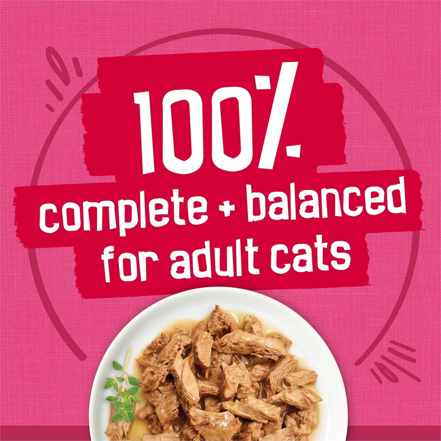 2PK Friskies Surfin’ & Turfin’ Prime Filets Adult Cat Wet Food,Variety Pack,48ct