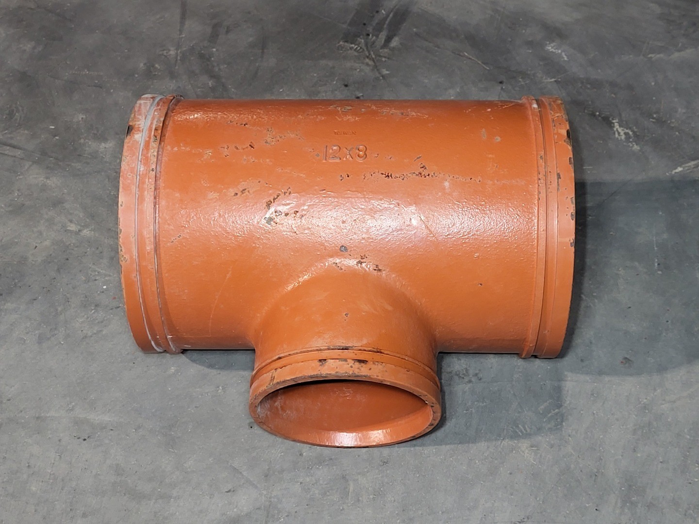 SURPLUS NEW SHURJOINT 7121 12″x12″x8″ Grooved End Reducing Tee Fitting – Parts