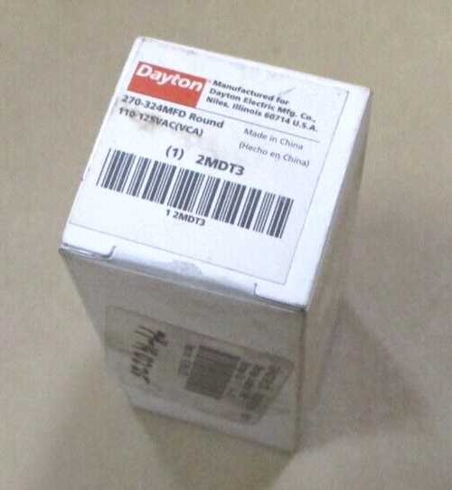 Dayton 270-324MFD Motor Start Capacitor Round 2MDT3 A8842HI