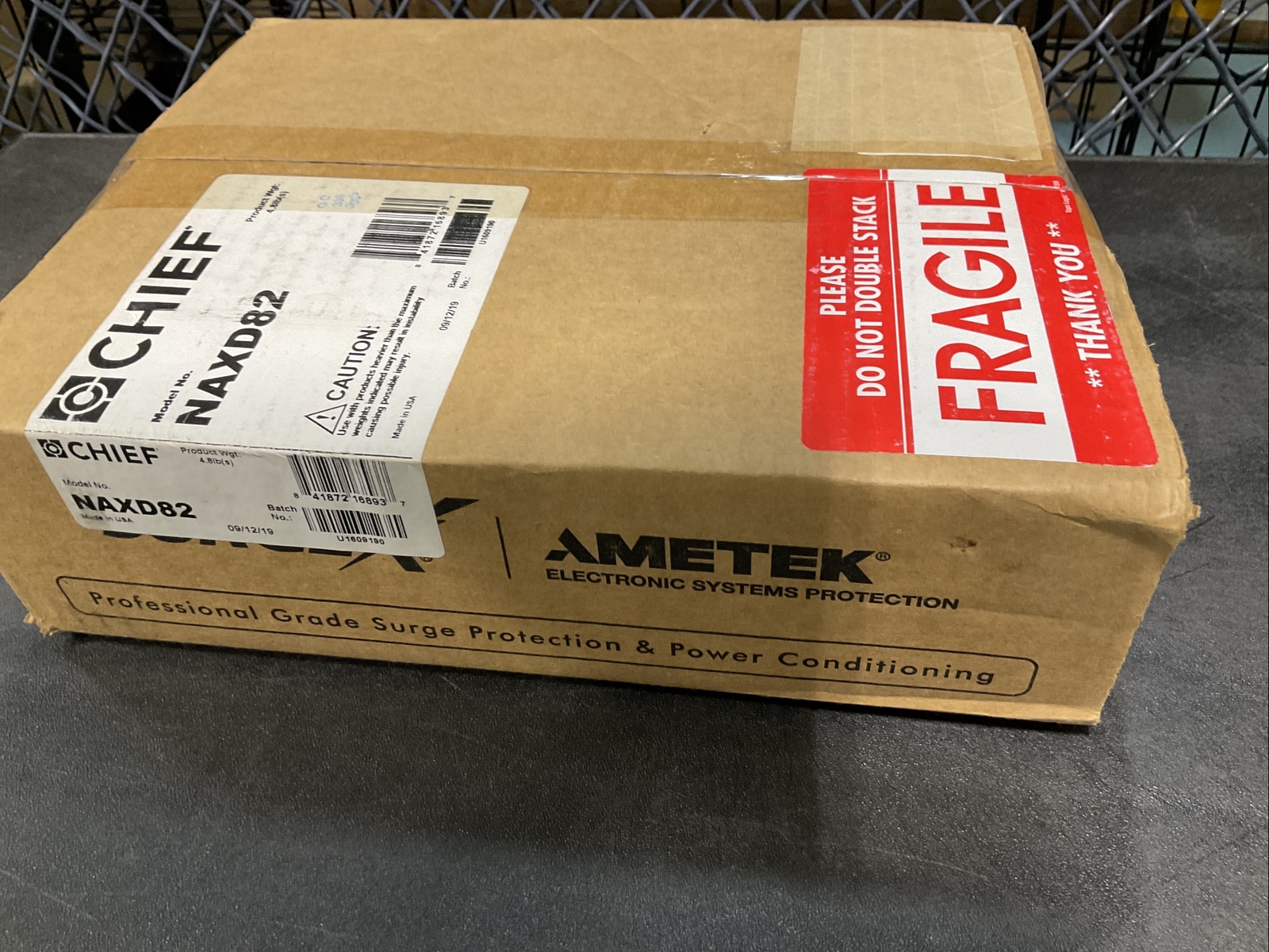 Chief NAXD82 2-Outlet Surge Suppressor/Protector – NEW