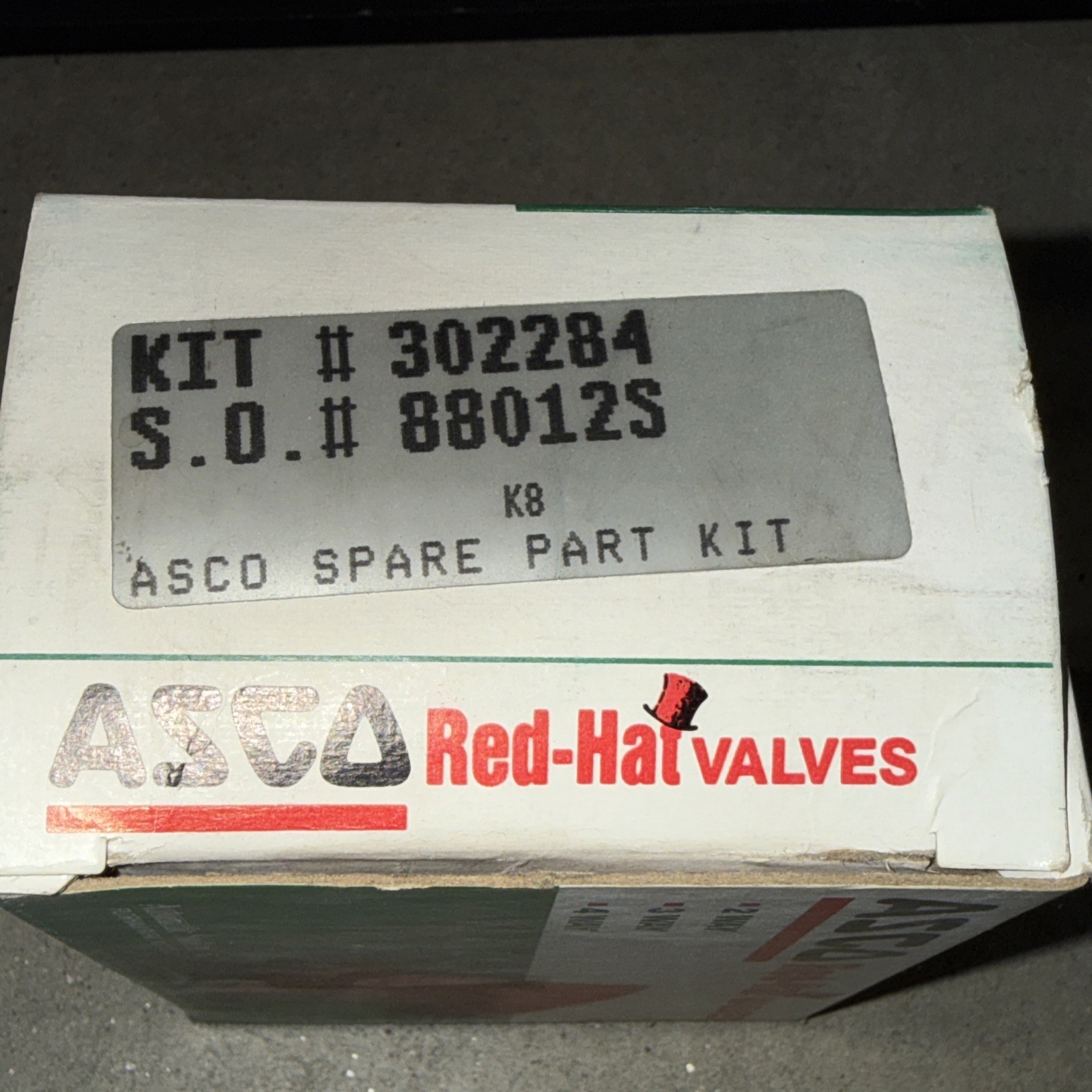 Asco RedHat (Red-Hat) 302284 Solenoid Rebuild Kit