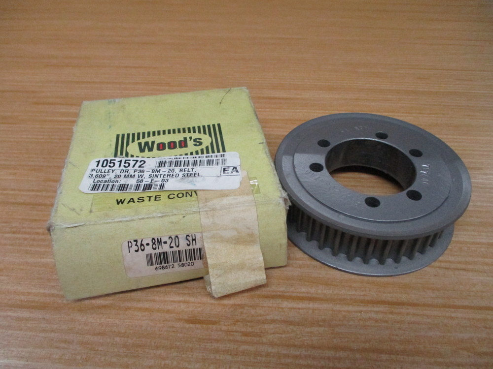 Woods P36-8M-20 SH Synchronous Plus Sprocket P368M20SH
