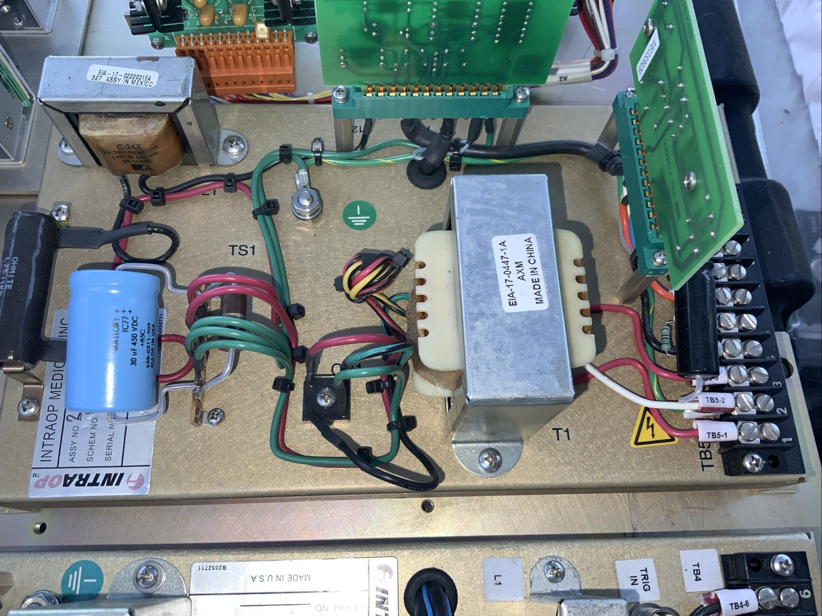 Mixed Lot INTRAOP / ACCURAY POWER SUPPLY, Untested, For Parts ONLY