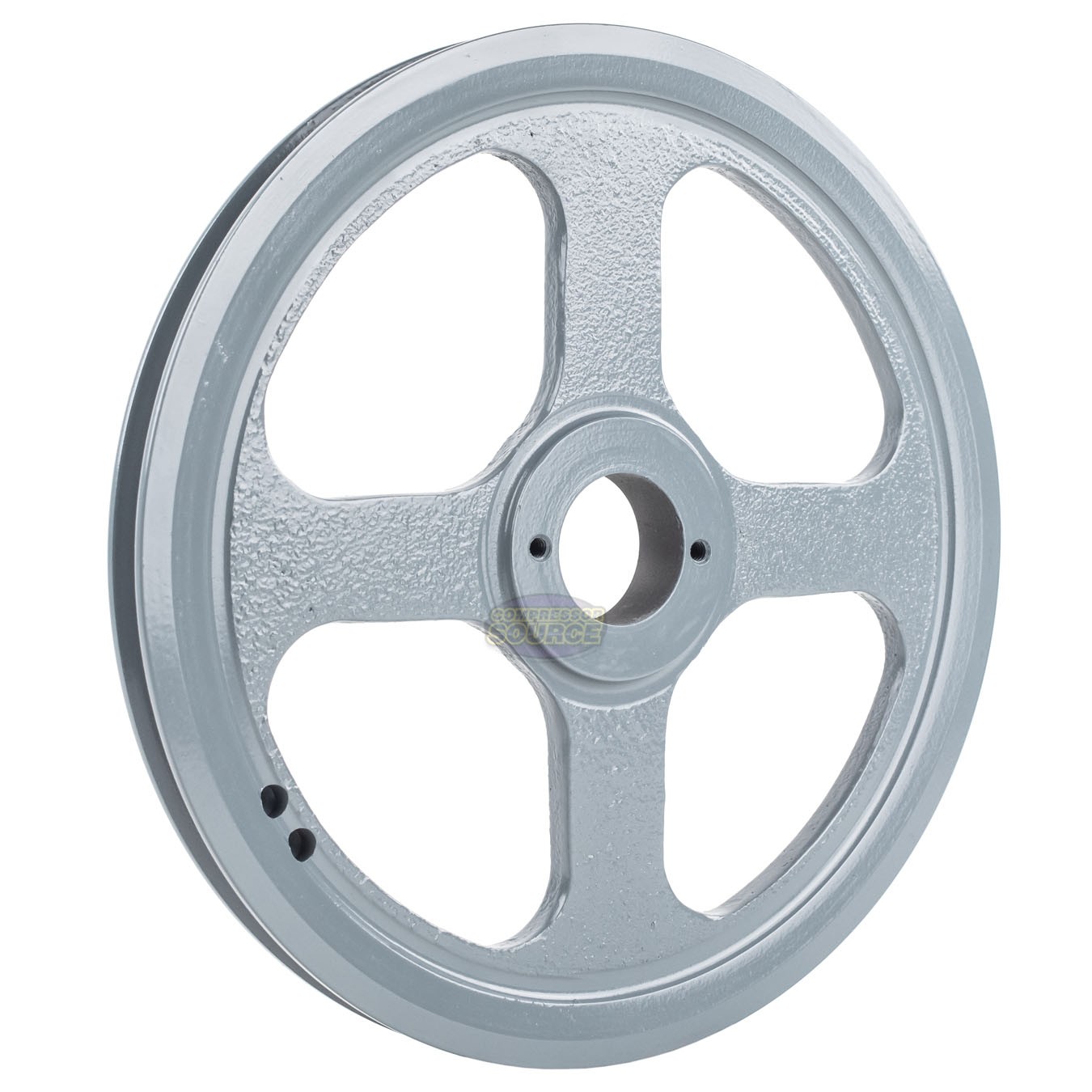 Cast Iron 10.75″ Single Groove Pulley Belt A Section 4L 1-1/4″ Sheave Bushing