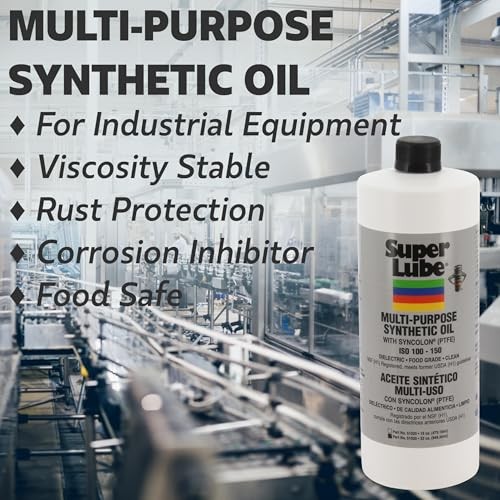 Super Lube 51004 Synthetic Oil with PTFE, High Viscosity, 4 oz
