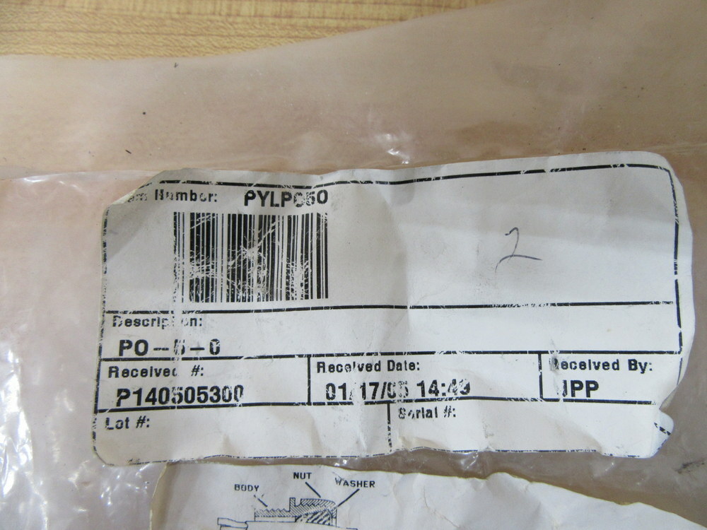 Pyle-National PYLPO50 Globe PO-5-0 P0-5-0 White (Pack of 2)