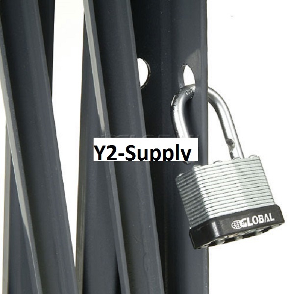 NEW! Double Folding Security Gate 12′ X 8′!!