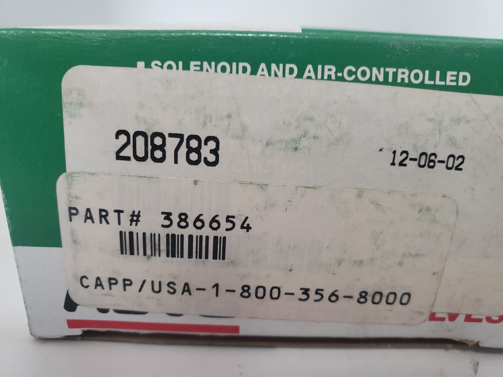 ASCO 208783 RED HAT SOLENOID VALVE REPAIR KIT, NIB