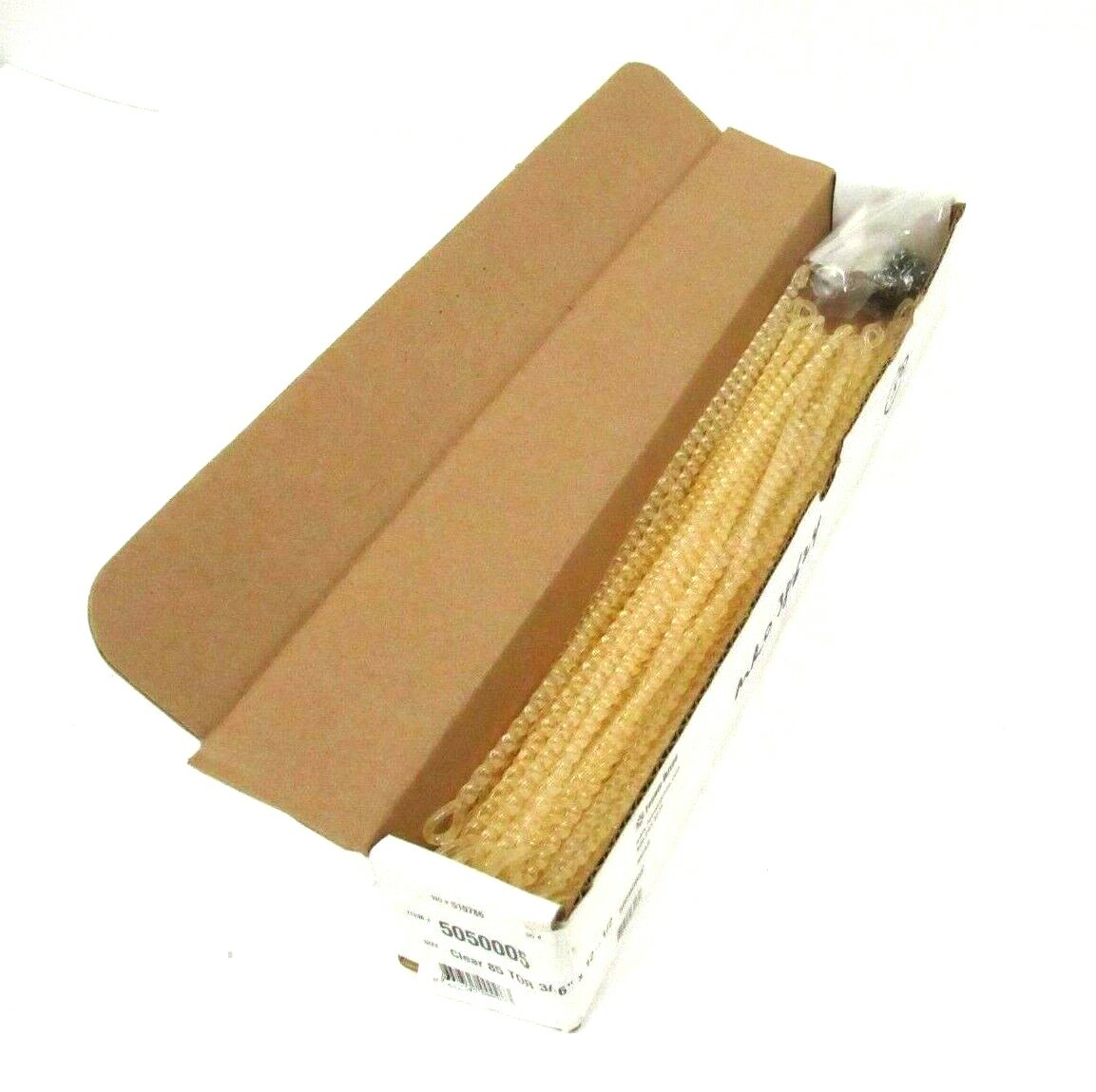 NEW BOX OF 50 FENNER DRIVES 5050005 EXTRUDED BELTING CLEAR 85 TOR 3/16″x12-1/2