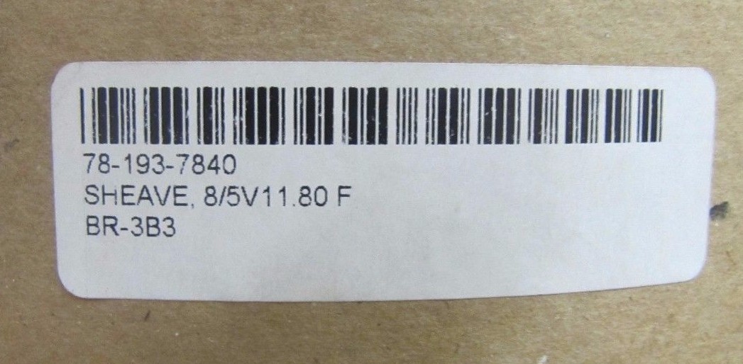 TB WOODS 8/5V11.80 F 5V11.8X8-F 5V1188 2120 RPM 8 GROOVE 11.8″ DIA V-BELT PULLEY