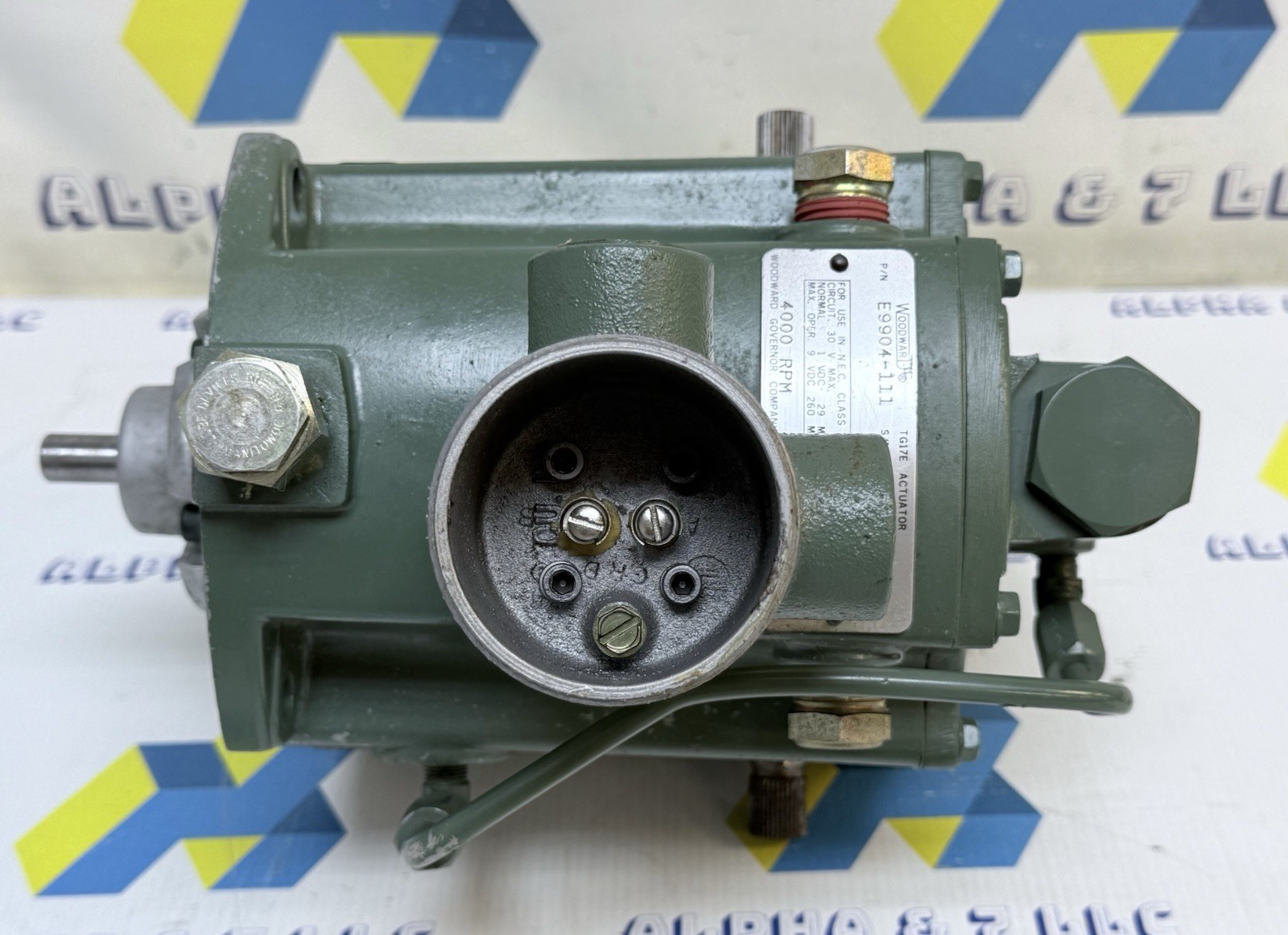 Woodward Governor TG17E Actuator E9904-111 4000 RPM
