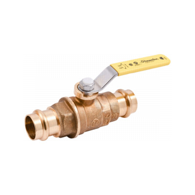 Mueller 107-724PV 3/4″ Brass Ball Valve, Press Connection