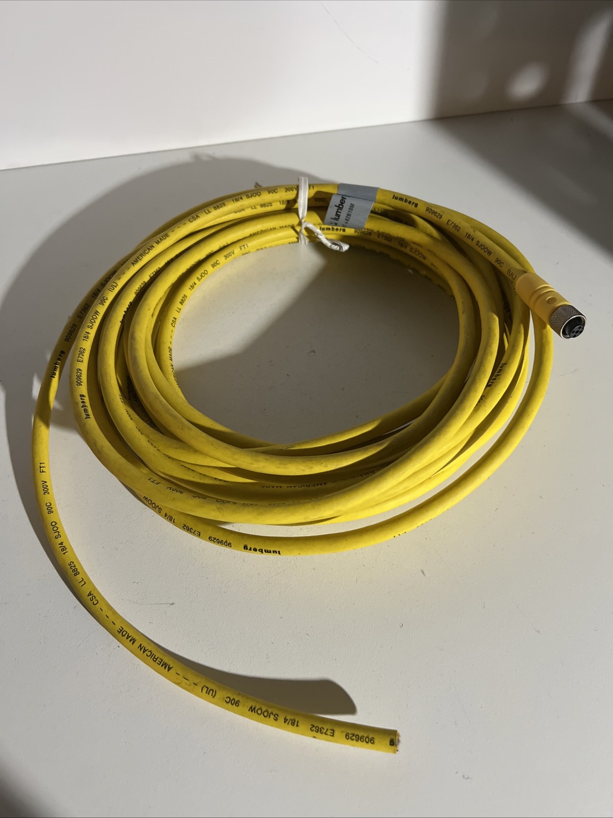 lumberg RKT4-629/10 FeMale 18/4 4-pin Sj00 Wire Cable Connector Automation See