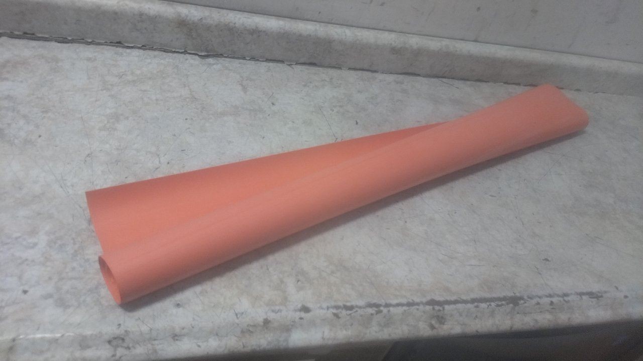 Knipex 98 67 10 39-3/8 In Length 39-3/8 In Width Red Rubber Insulating Mat