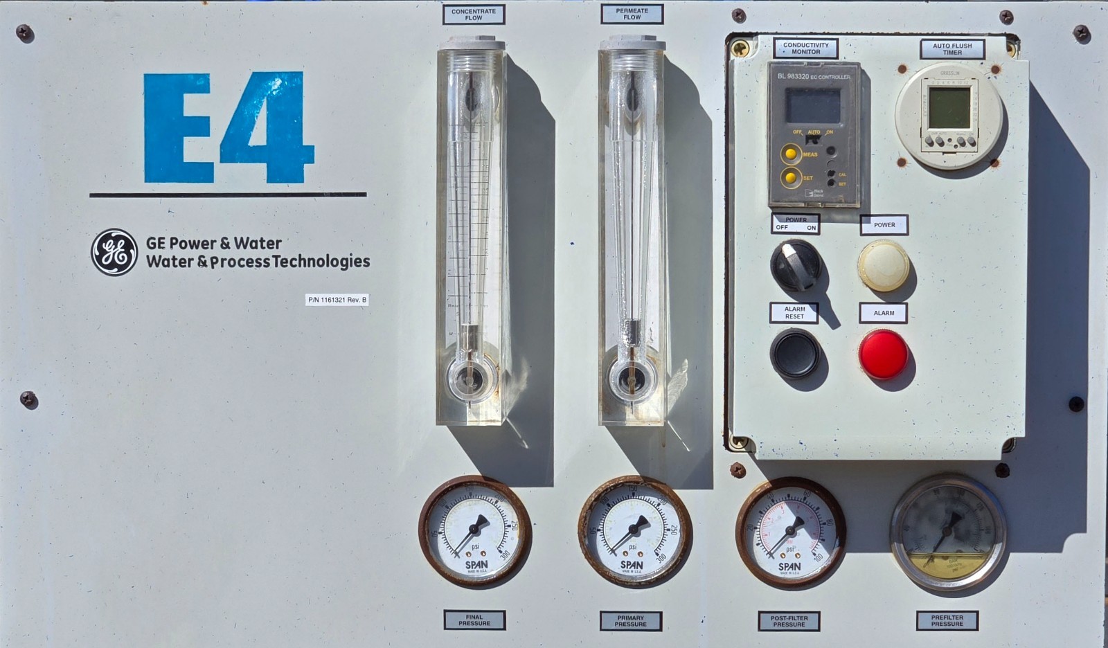 GE Osmonics E4-6600 Reverse Osmosis System E4-Series