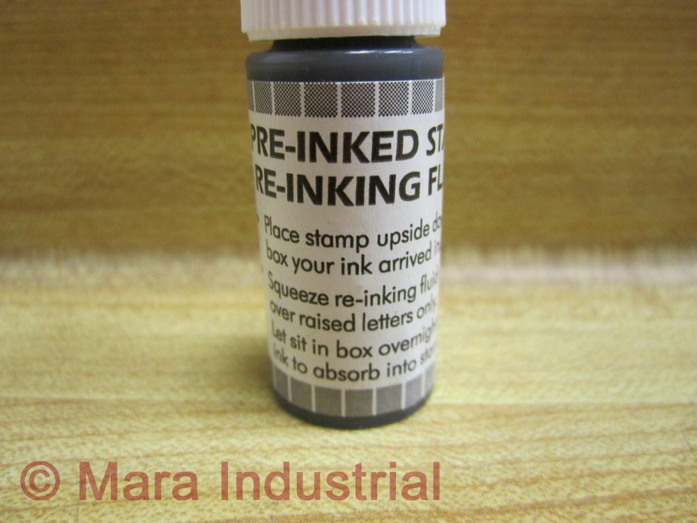 Stamp-ever A4282 Re-Inking Fluid Color: Blue 1/4 Oz (Pack of 10)