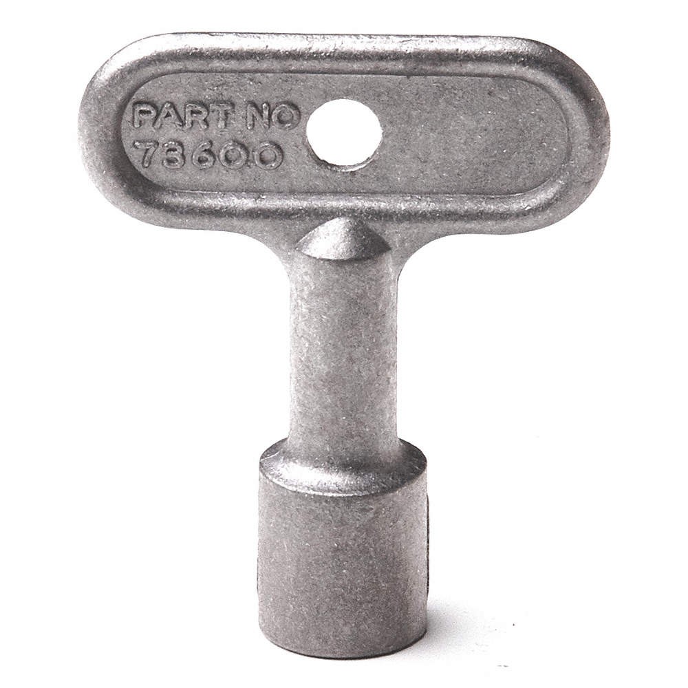 JAY R. SMITH MFG. CO 5619-PART03 Hydrant Key,Aluminum,Silver 54JH34
