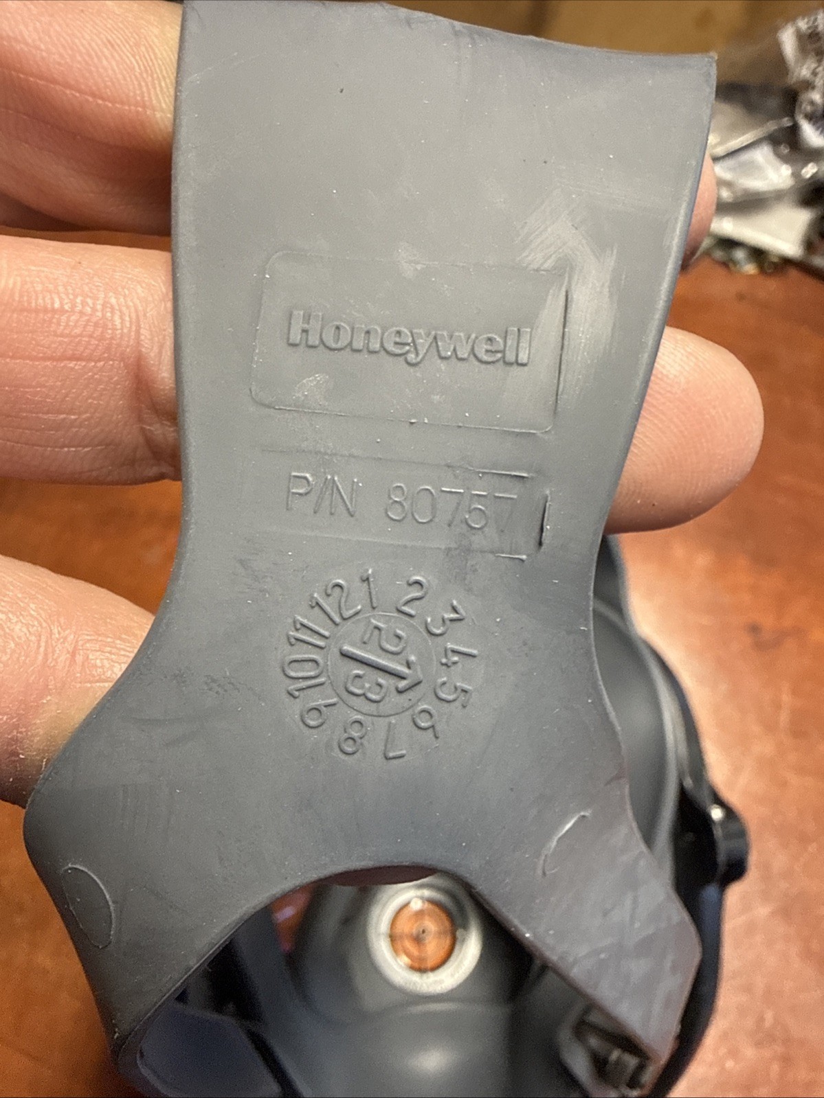 Used Honeywell North 5400 Series Silicone Full Facepiece Respirator M/L