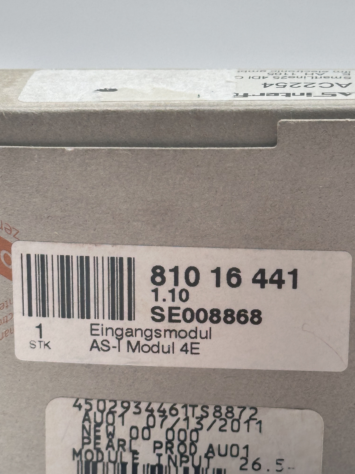 IFM ELECTRONICS AC2254 BUS SYSTEM AS-INTERFACE, SMART L25 4DI C