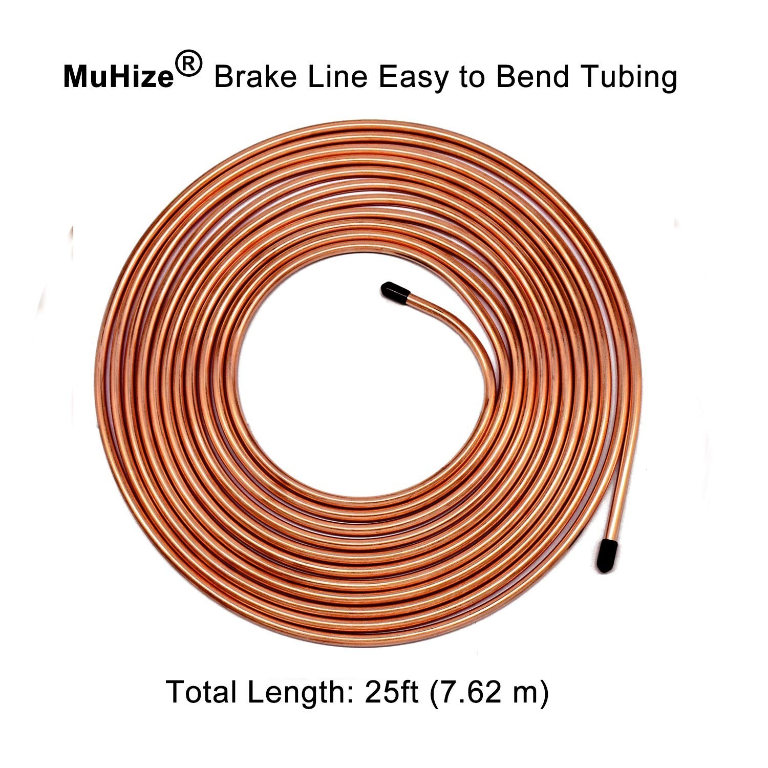 MuHize 1/4 Brake Line – Upgraded 25 Ft. Brake Line Kit(2026 New), 1/4 Flexibl…