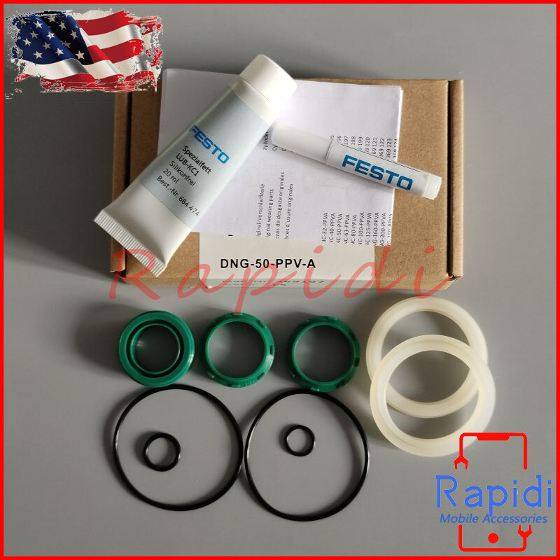 New In Box For FESTO DNG/DNU-50-PPV-A Cylinder Parts Repair Kit