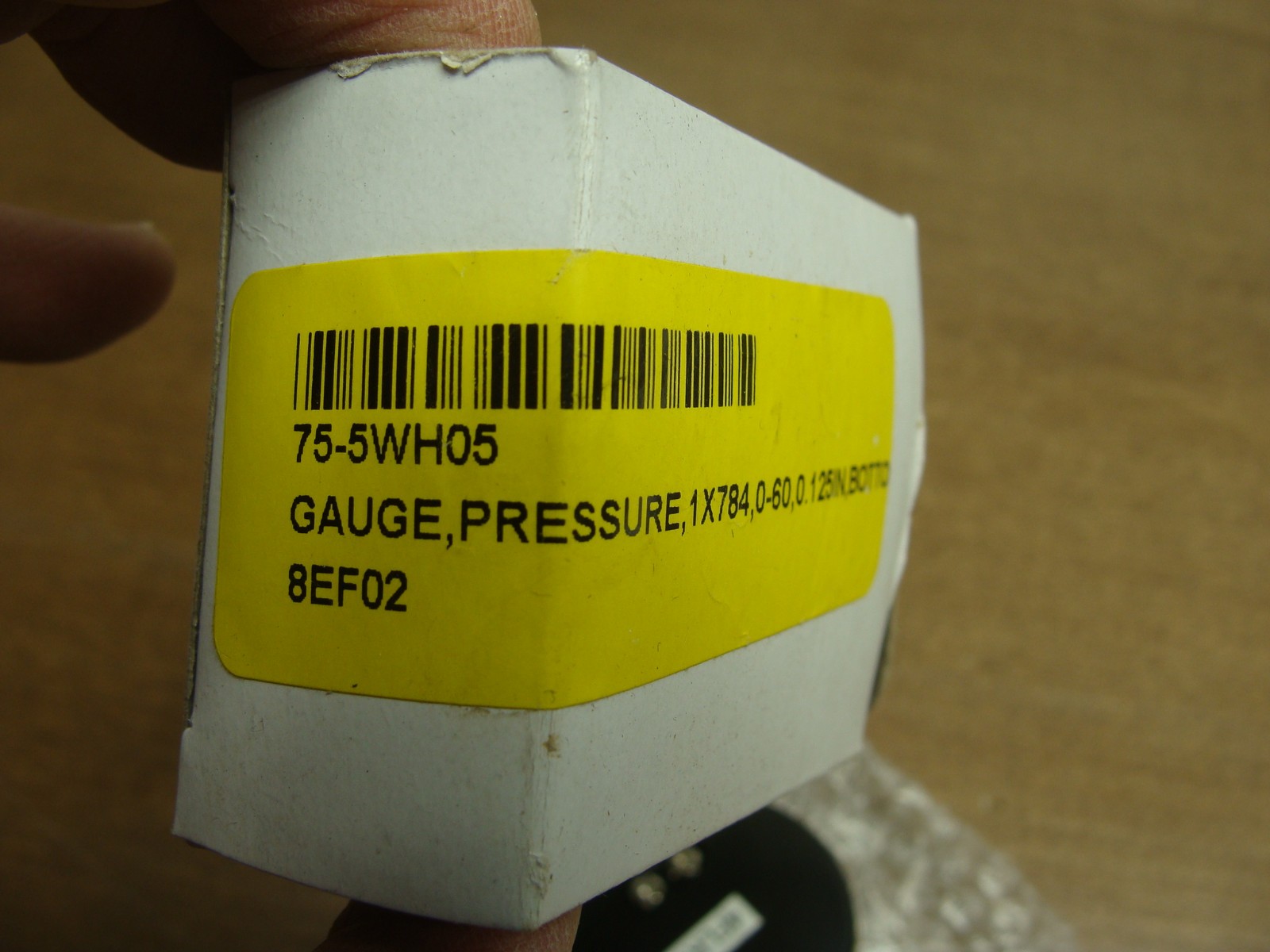LOT OF 4 UNBRANDED PRESSURE GAUGES 4FLR1 0-60PSI 1.5″ DIAL 1/8NPT 1X784