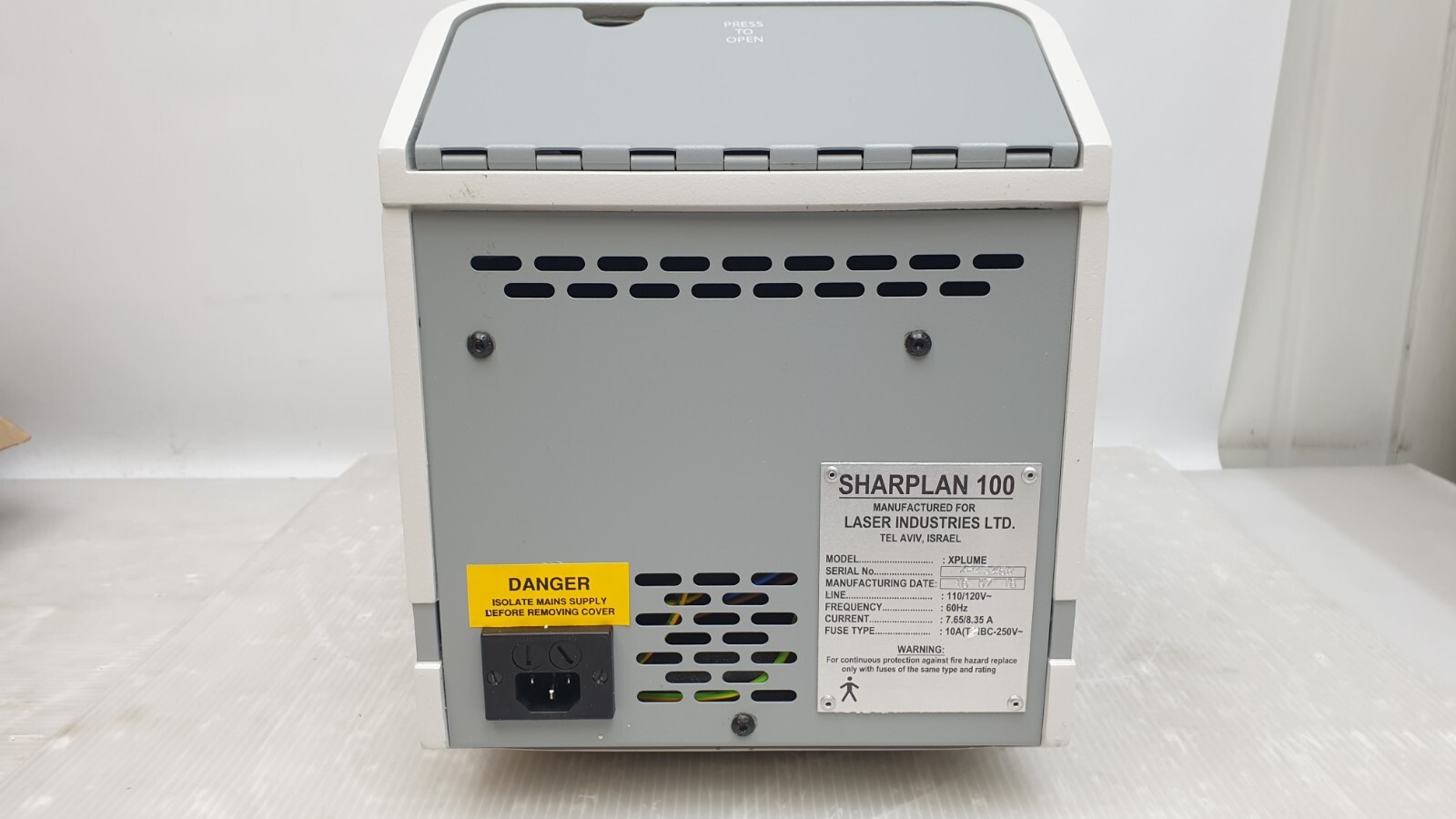 Sharplan 100 Xplume Smoke evacuator