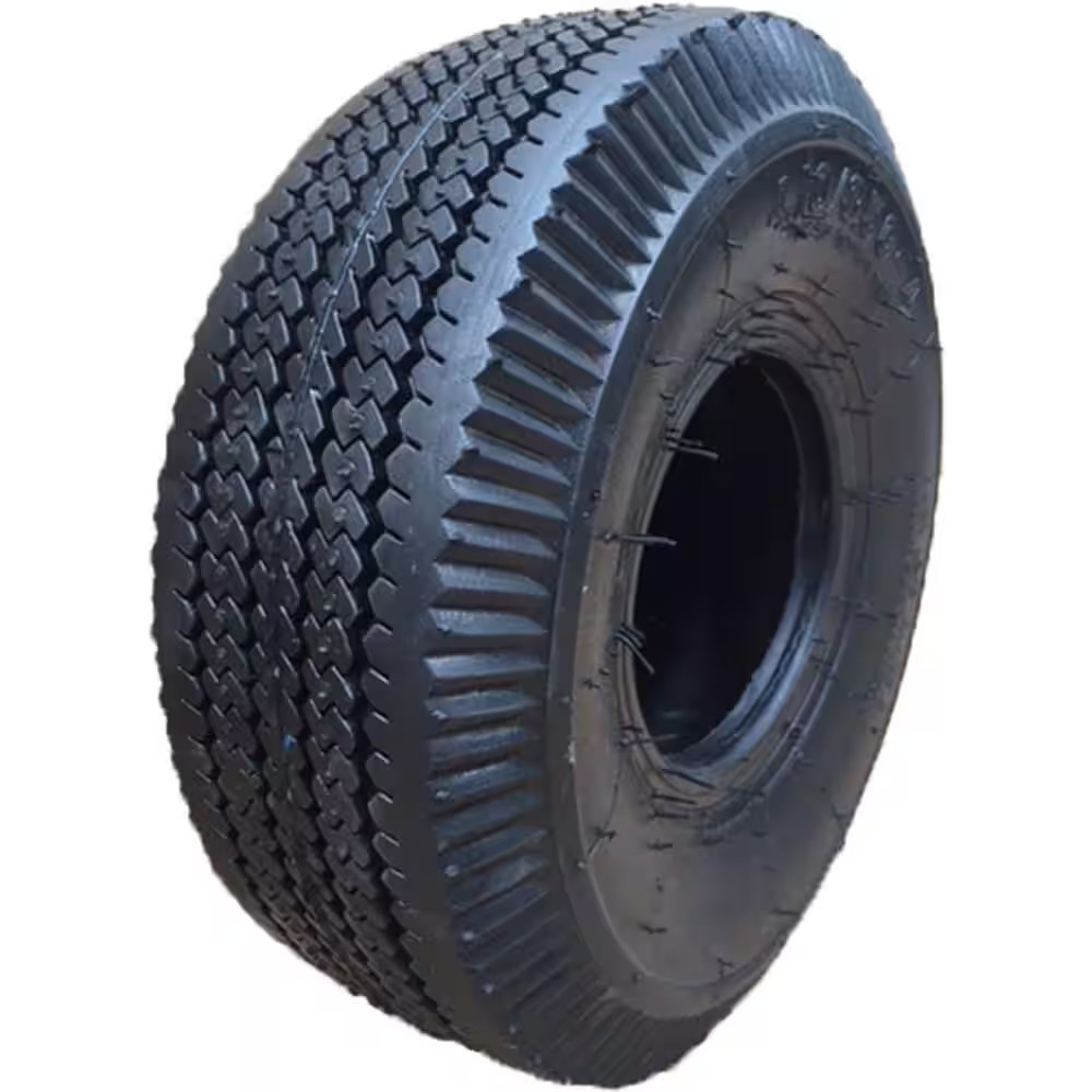 Hi-Run 4.10 in./3.50 in.-4 4PR Sawtooth Wheel Barrow Tire Free Ship NEW