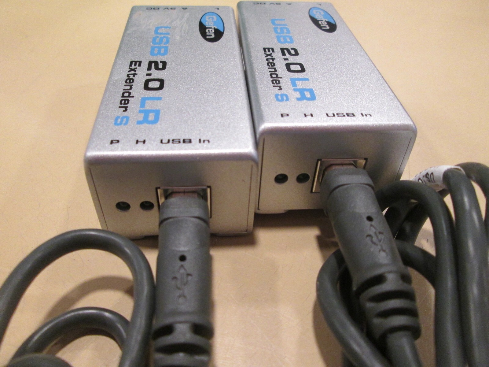 Set of 2 Gefen EXT-USB2.0-LR USB Extender CAT5 S w/ USB Cable