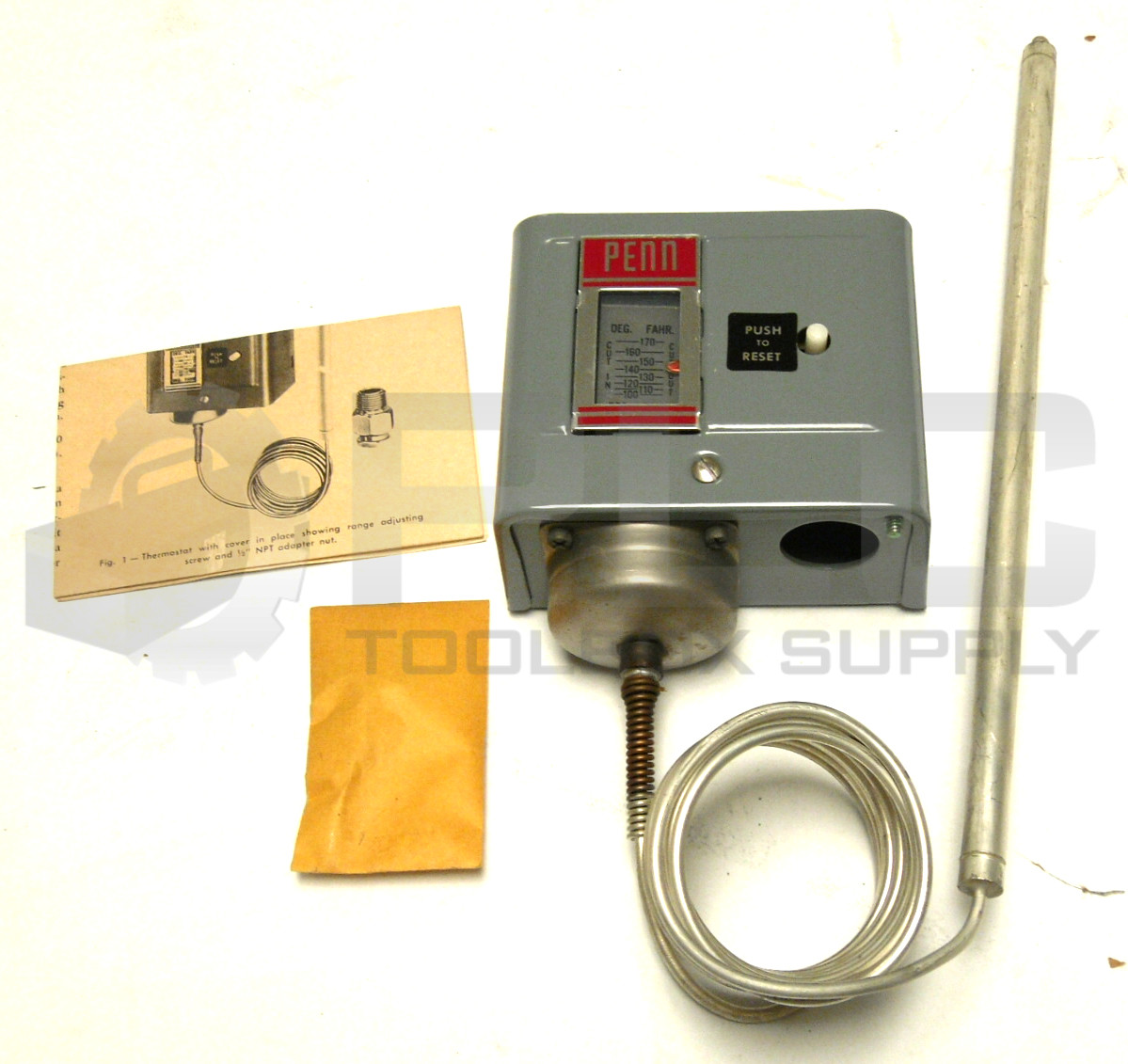 NEW JOHNSON CONTROLS A70KA-1 TEMPERATURE CONTROL 2 SINGLE POLE CIRCUITS