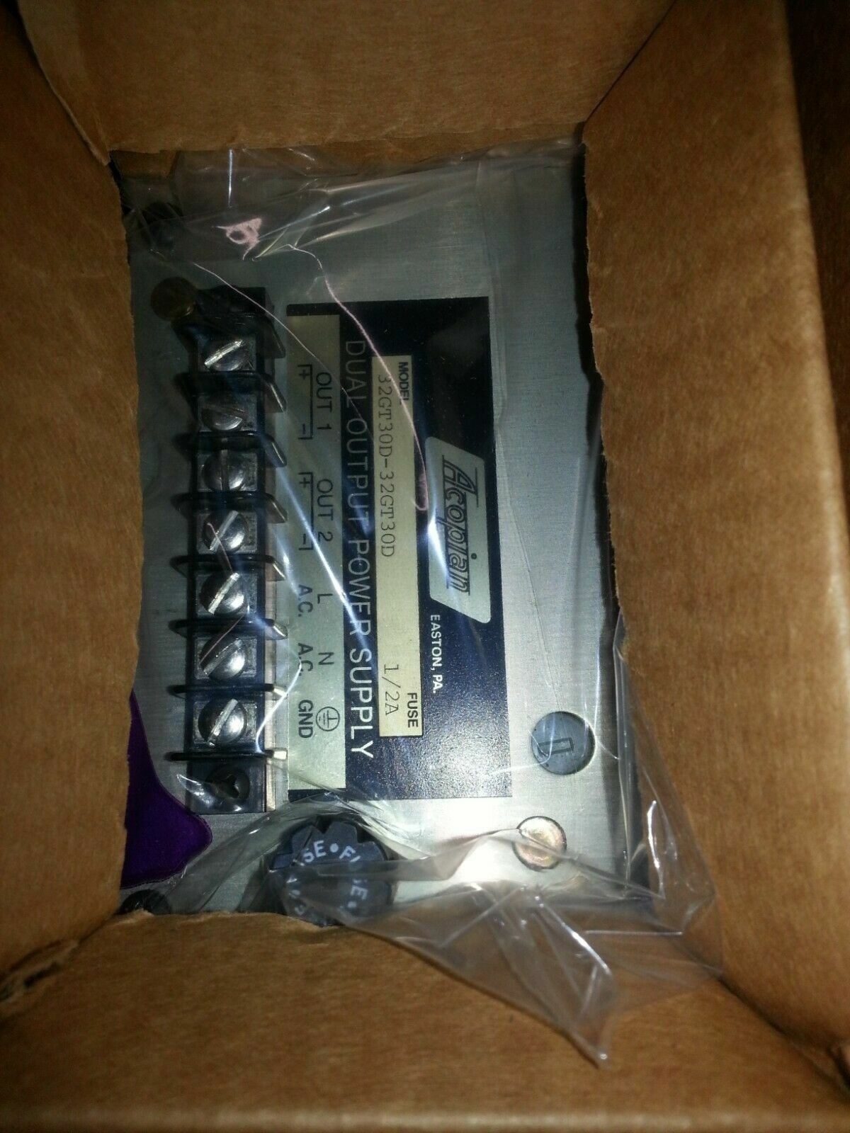 Acopian Power Supply 32GT30D – 32GT30D NEW IN BOX