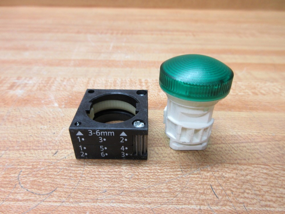 Siemens 3SB3001-6BA40 Furnas Green Indicator Light