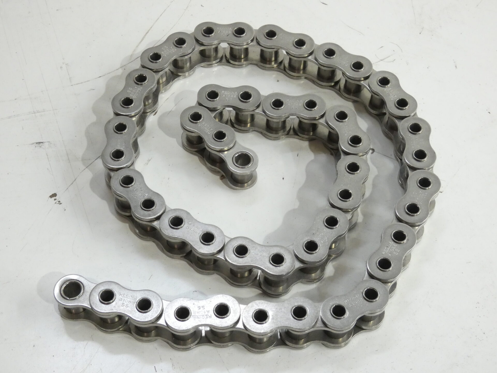 *Lot of 4* Regina A1088 Stainless Steel Hollow Pin Roller Chain – NEW Surplus!