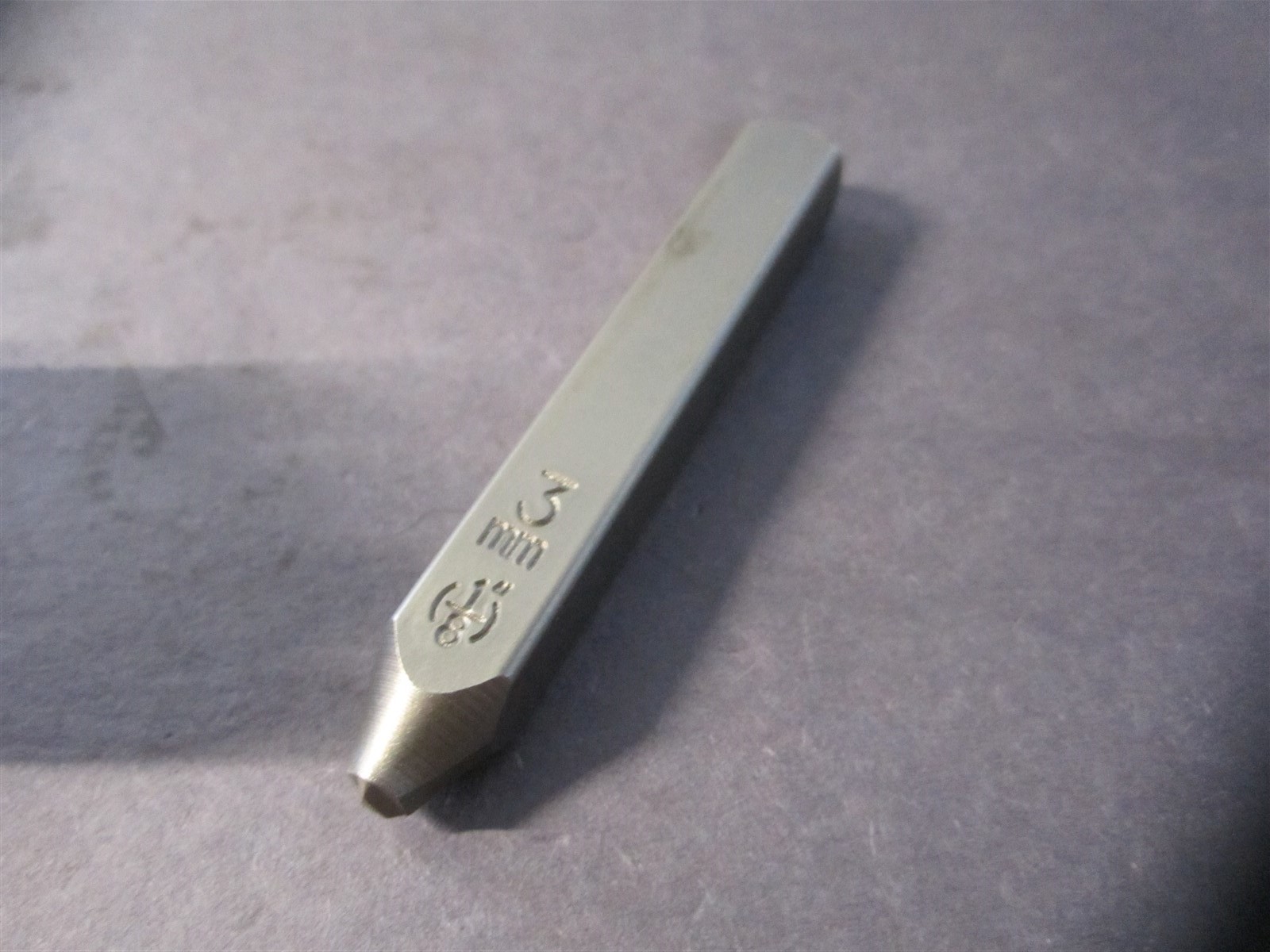 (3W641) 1/8″ x 2-3/4″ 0-9 Number Steel Hand Stamp Set