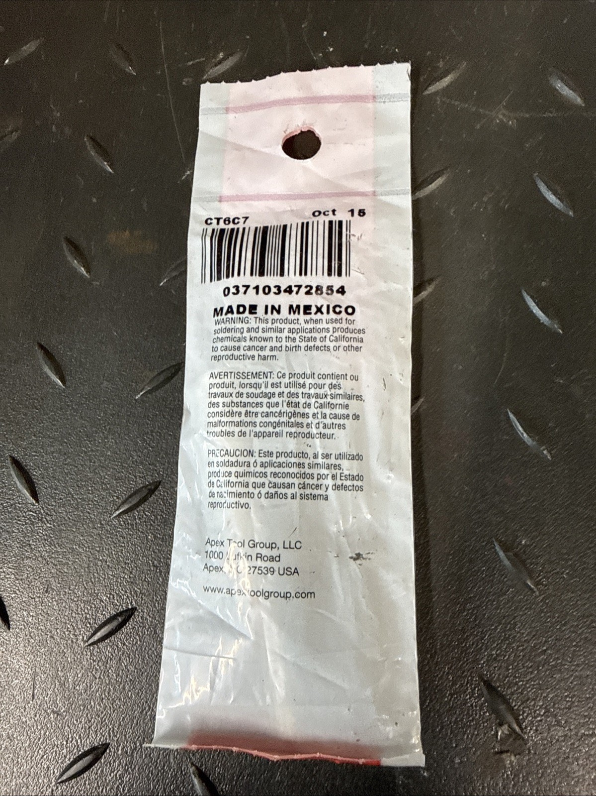 Weller CT6C7 Tip, Screwdriver, 700F, 1/8”, For W100/W100P