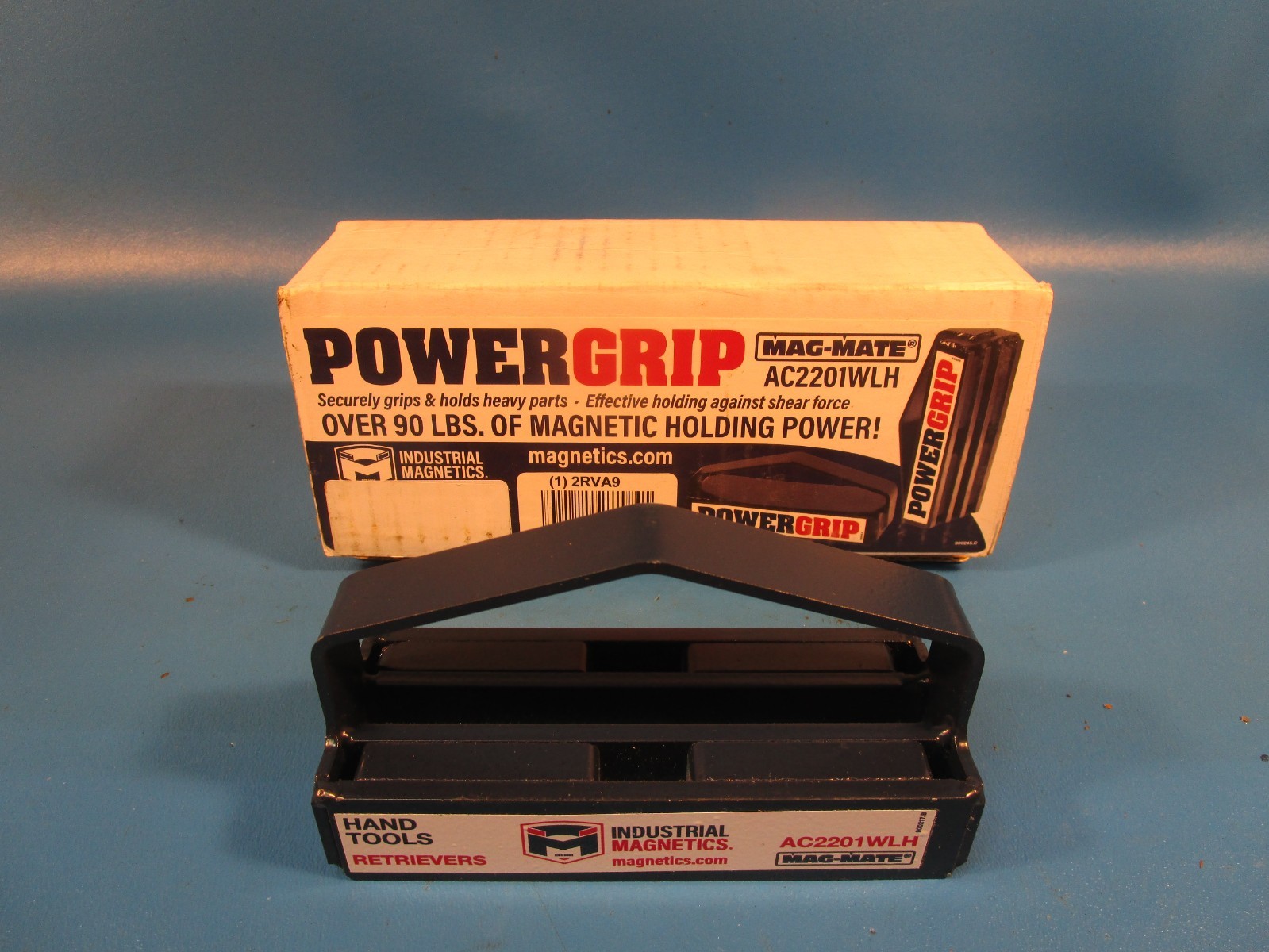 PowerGrip AC2201WLH, 2RVA9 MAG-MATE, Manual Lifting Magnet, 93 lb. Load Cap