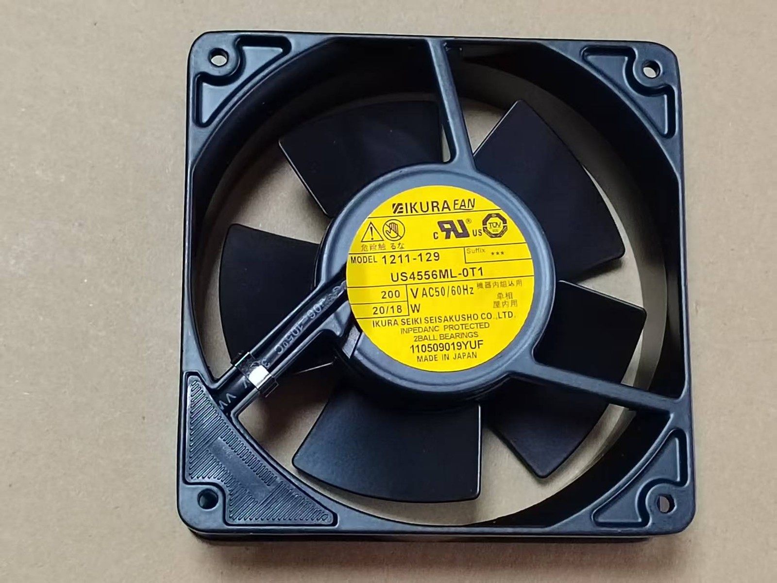 1pcs IKURAFAN brand new Cooling Fan 1211-129 US4556ML-0T1 Durable