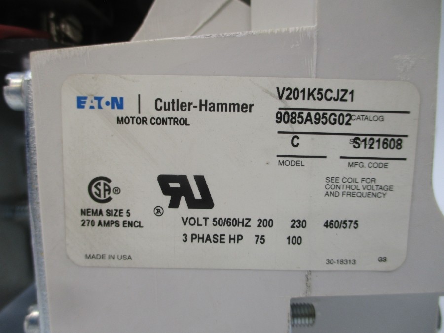 EATON V201K5CJZ1 9085A95G01 110/120V 270A NSNP