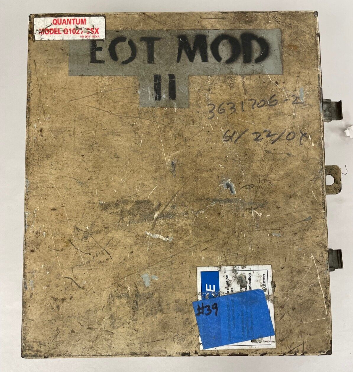 Quantum Engineering EOT MOD II Locomotive Recorder Q1027/CSX for Locomotive