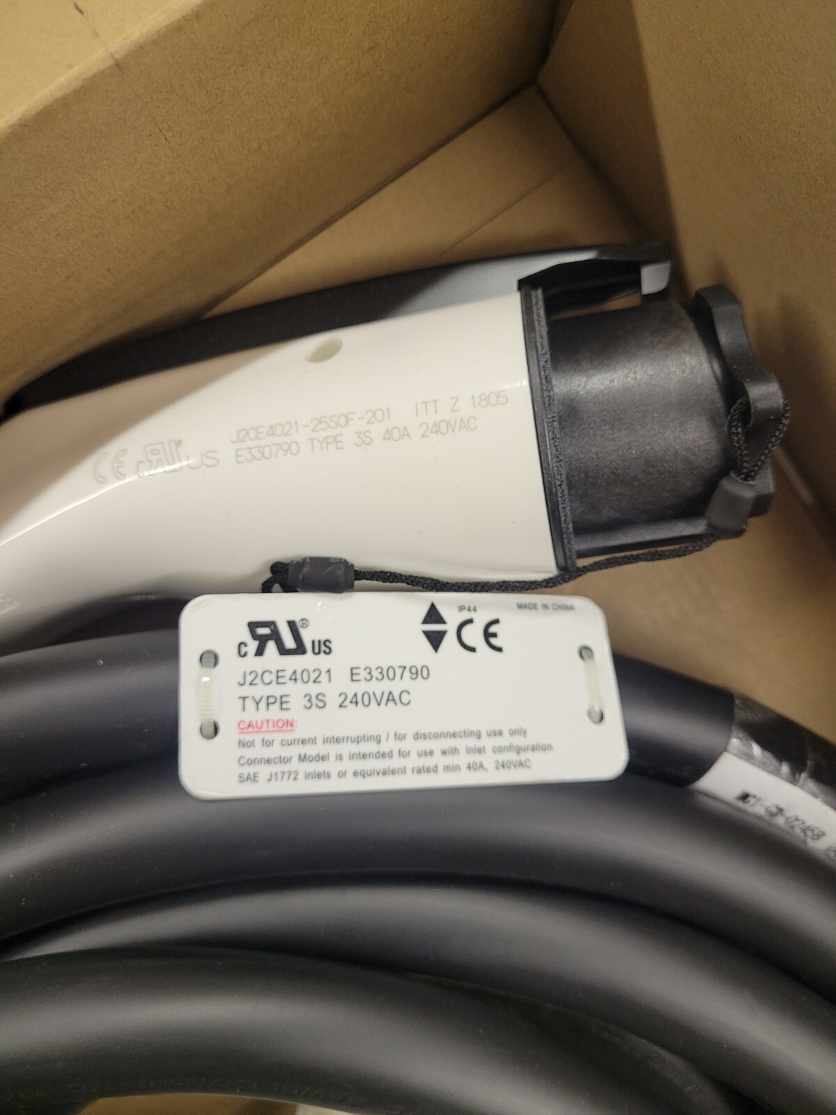 SolarEdge SE-EV-KIT-25J40-1 Charging Kit 25′ 40A