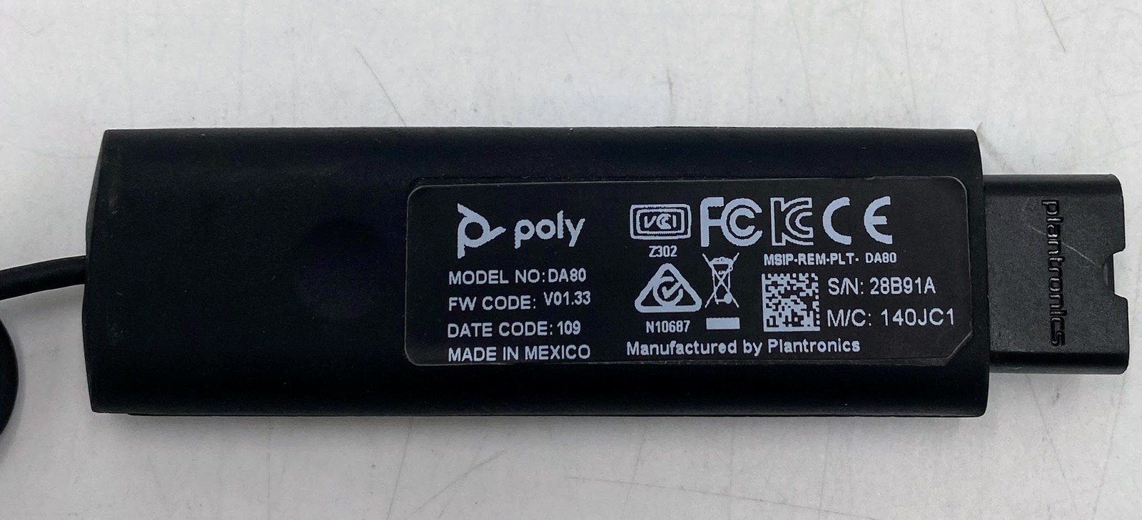 Poly Plantronics DA80 USB Audio Processor