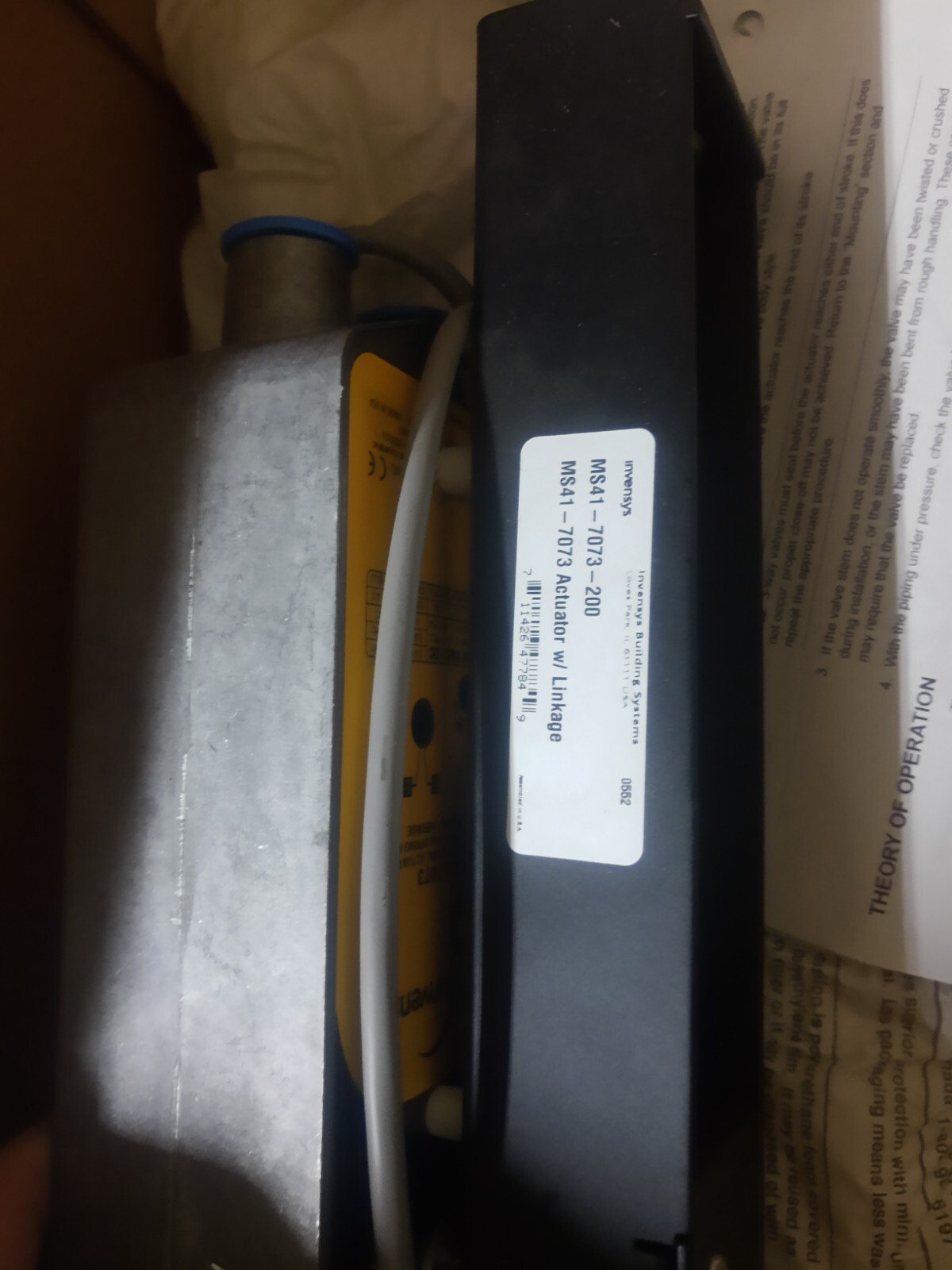 NEW Invensys tAC Proportional Actuator w/ Linkage Spring Return # MS41-7073-200
