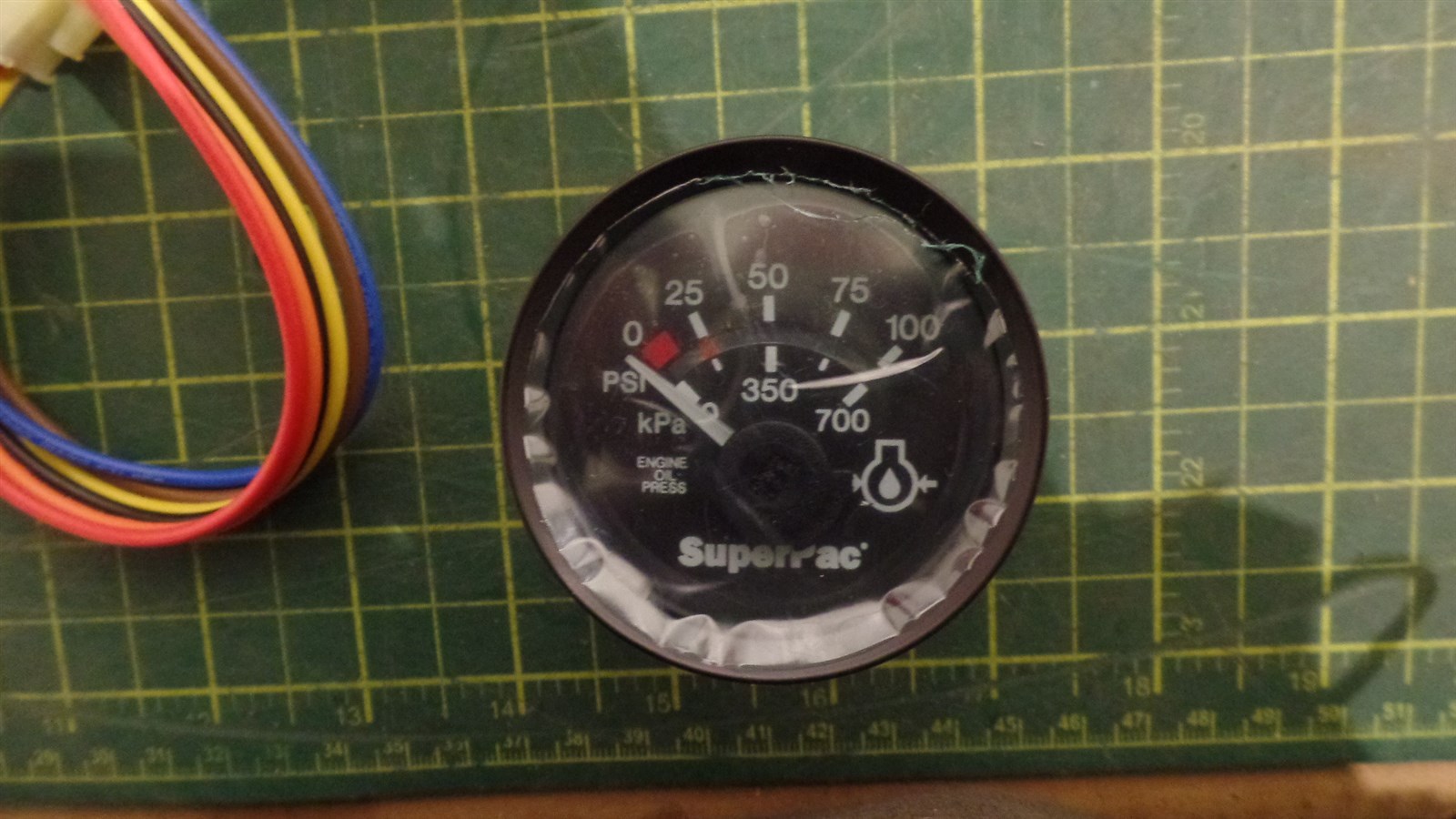 MURPHY EG21 EGS21 100PSI OIL PRESSURE GAUGE ASSEMBLY SUPERPAC SP209861 SP 209861